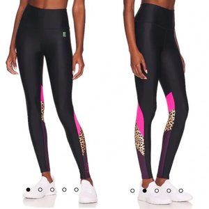 P.E Nation Del Mar paneled print stretch recycled Leggings